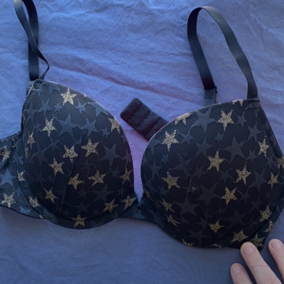 NWOT LS Remix push-up/plunge, 34D. *P1016 - Picture 1 of 6